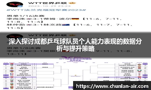 深入探讨成都乒乓球队员个人能力表现的数据分析与提升策略